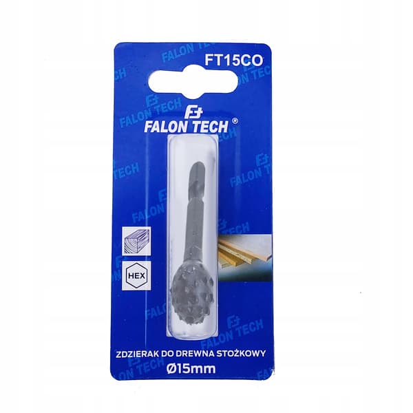 Falon-Tech 15 mm HEX kulraspskärare för trä