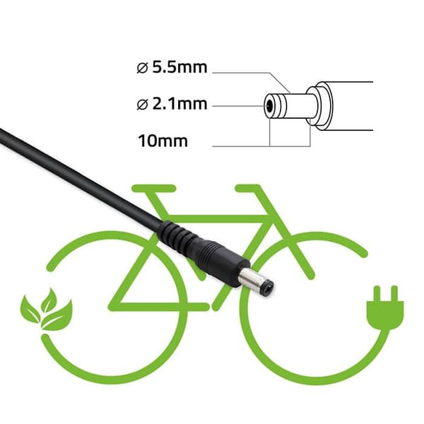 Qoltec oplader til elcykelbatterier 36V | 42V | 2A | 5,5*2,1
