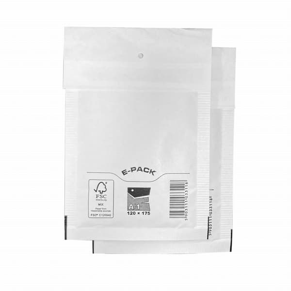 E-PACK bubbelkuvert A11 vitt 50 st