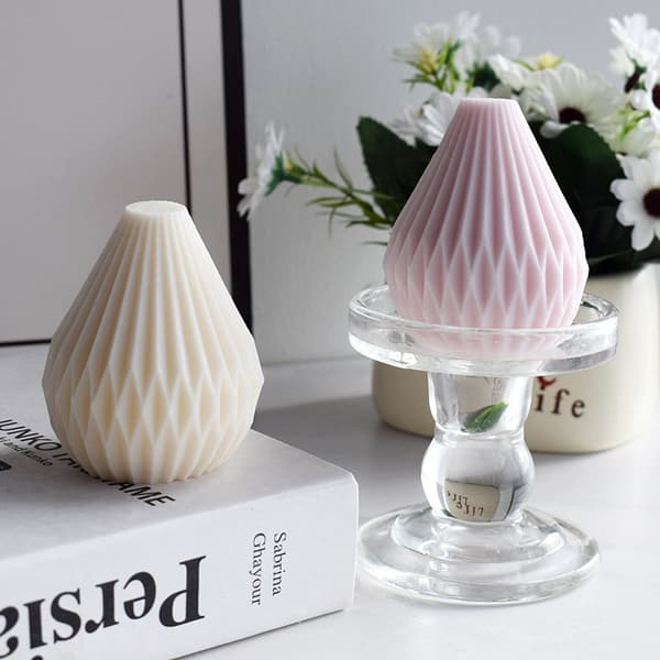 Silikone lysform pære 89x75 mm