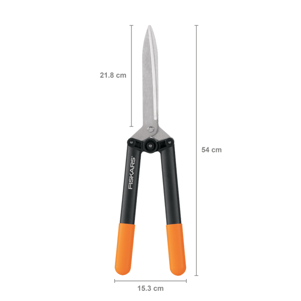 FISKARS POWERLEVEL Manuel havehækkeklipper til klipning