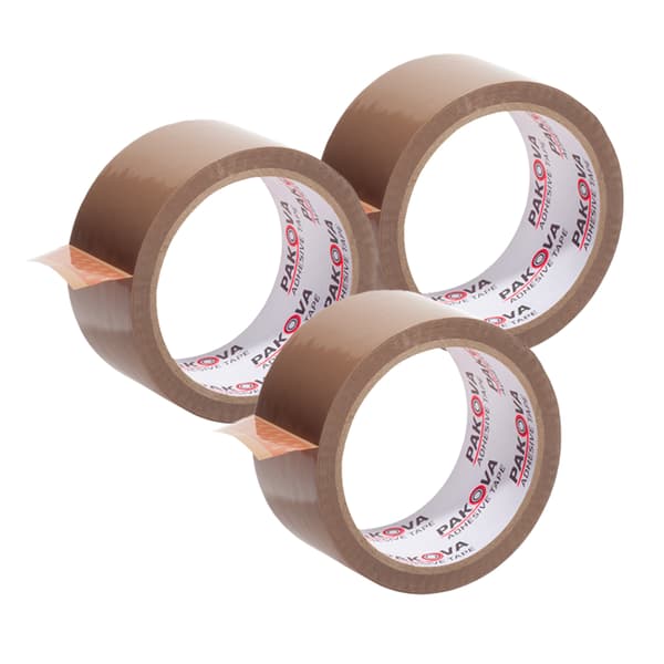 PAKOVA 48/66 BRUN 3-PACK packtejp