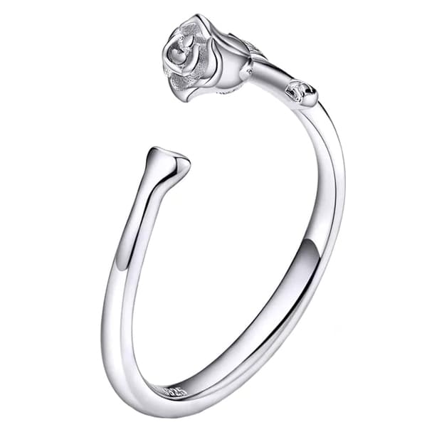 Justerbar rosring i silver S925 Silver