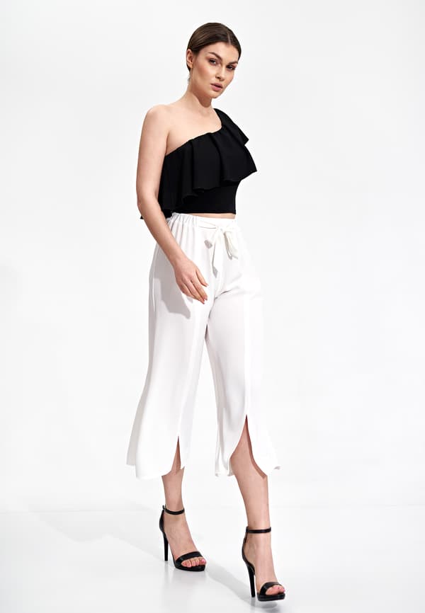 Damculottes elegant ecru damebukser størrelse L