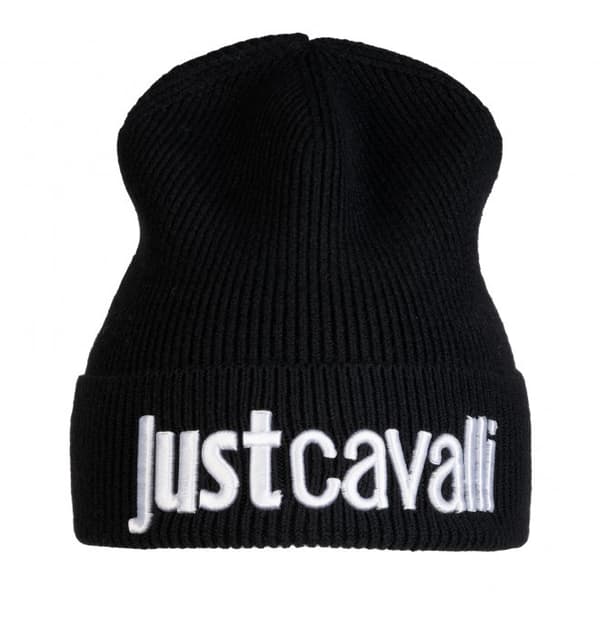 JUST CAVALLI herrehat SORT / HVID