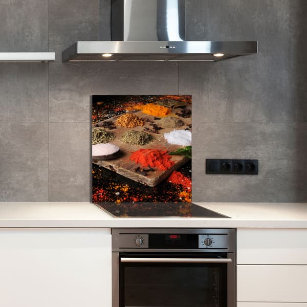 GLASPANEL FÖR KÖK 60x65 Kryddor