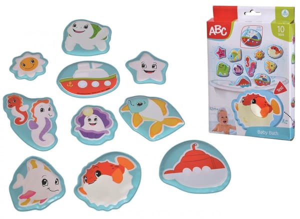 Simba magisk blødt farveændrende badpuslespil til babyer