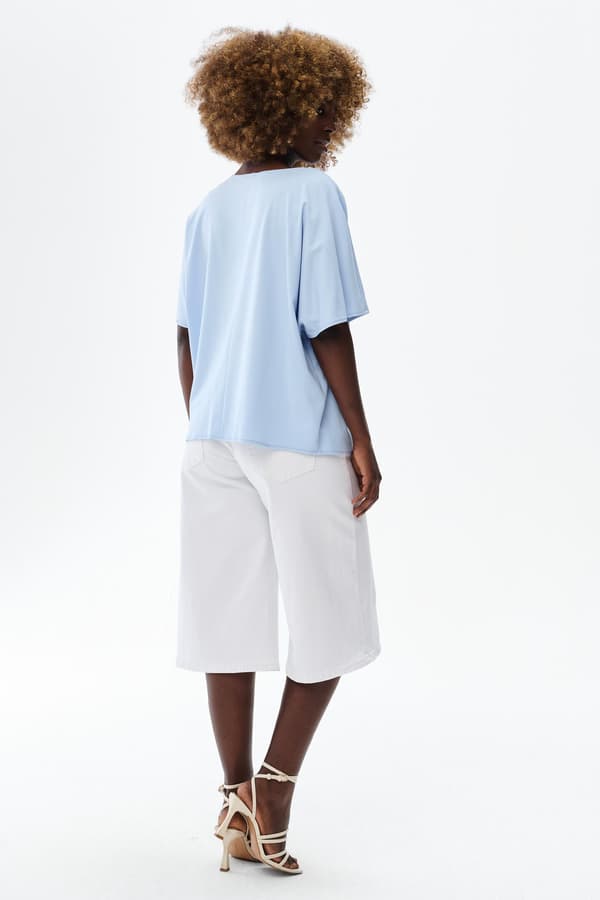 Binni Damebluse Lyseblå 44/46