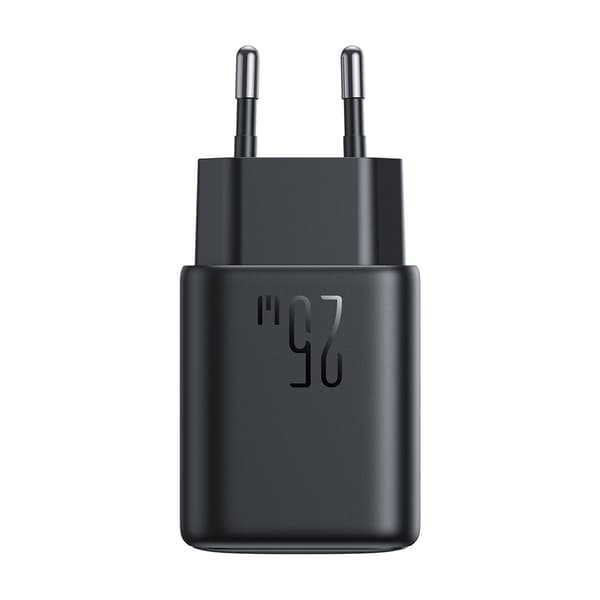 USB-C 25W SFC PPS PD -seinälaturi - musta