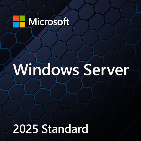 Microsoft Windows Server 2025 Standard 64-bittinen käyttöjärjestelmä