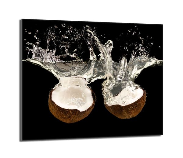 Lasinen liesisuoja 60x52 Coconut