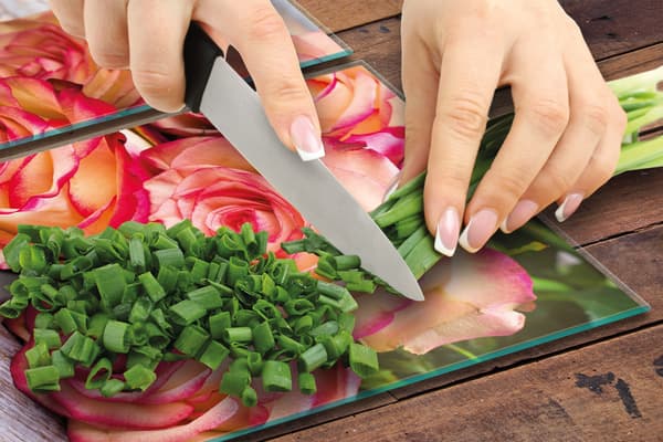 GLASBESKYTTELSESPLADE TIL KØKKEN 2x35x52 ROSE