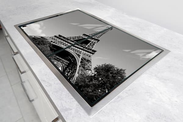 GLASSKYDDSPLÅT FÖR SPIS 85x52 PARIS
