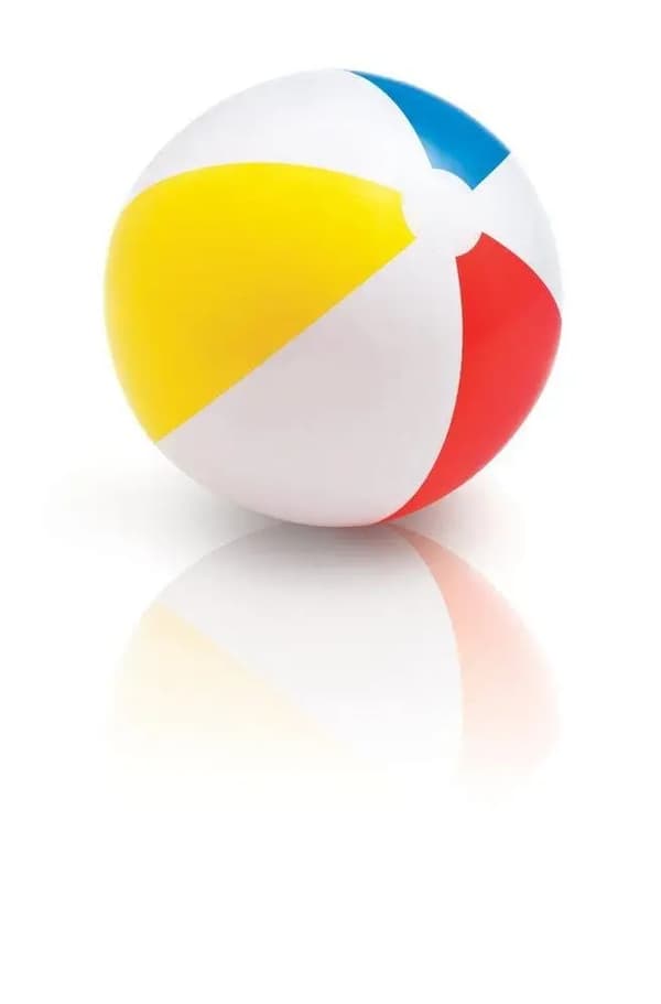 Intex oppustelig farverig strandbold 51 cm