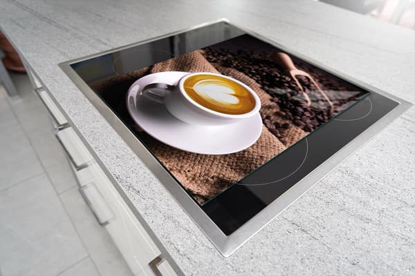 GLAS SKÆREBRÆT 45x52 KAFFE