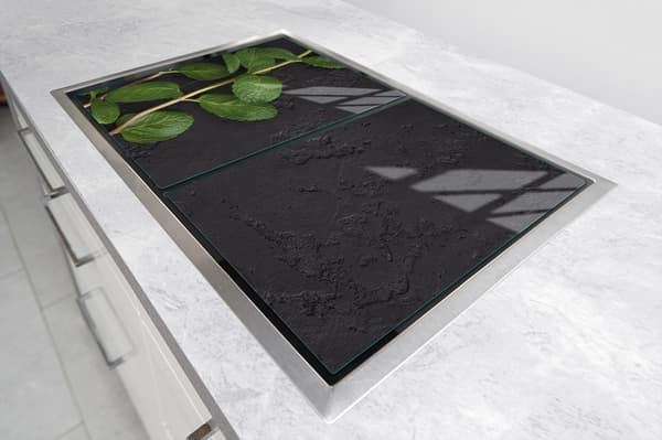 GLASBESKYTTELSESPLADE TIL KØKKEN 2x35x52 MINT