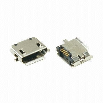 MICRO USB-STIKKANAL TYPE B SMD-MONTERING