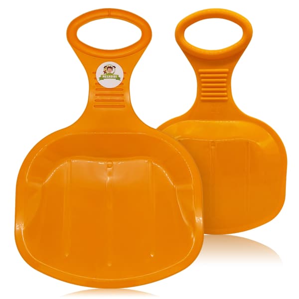 Sne-RUTSCHEBÅND APPLE XL KULE solid 51 cm ORANGE