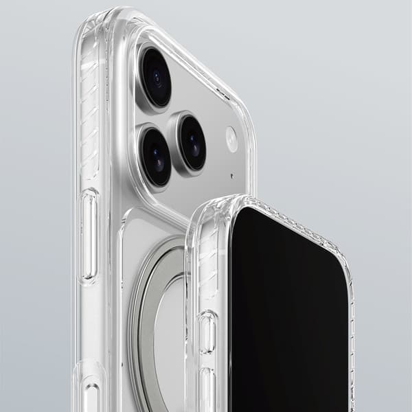 iPhone 17 Pro Titan Pro MagSpin MagSafe-etui - Grå