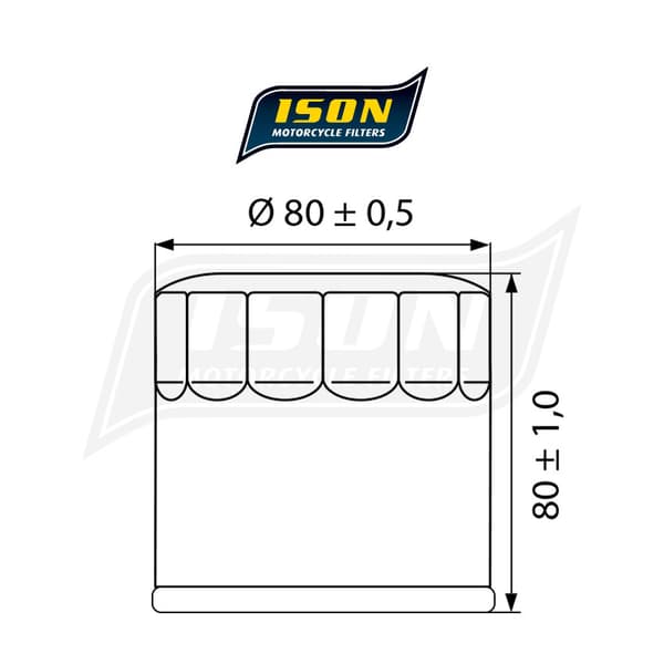 ISON-öljynsuodatin ISO202