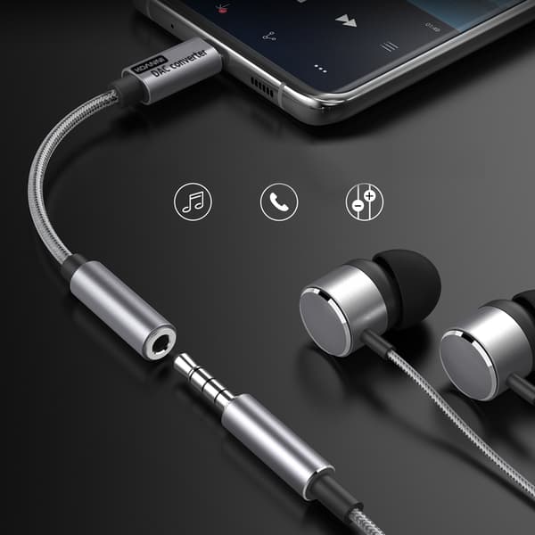 USB C MINI JACK 3,5 mm AUX DAC ADAPTER Koanni