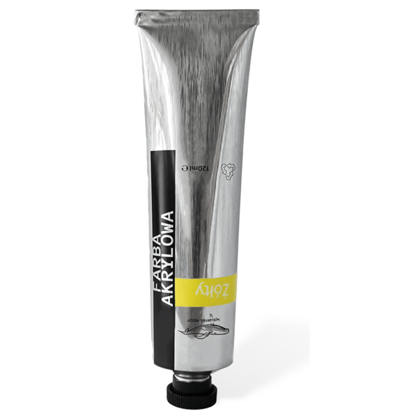 Artistic Professional akrylfärg gul 120 ml