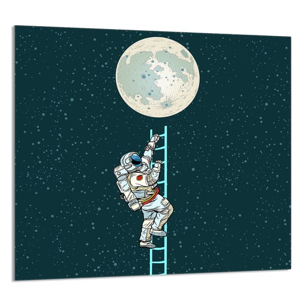 KEITTIÖN LASIPANEELI 65x60 Moon