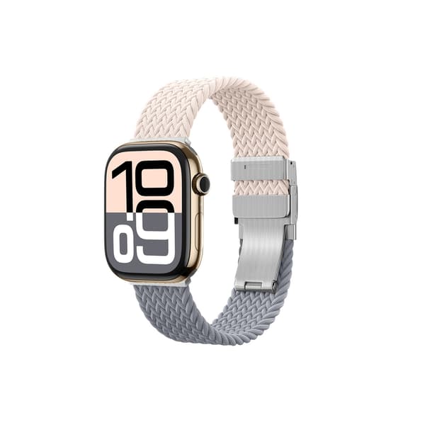 Apple Watch 42mm Blend Rem 2-Pak - Rosagrå/Pink