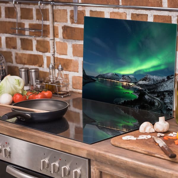 Lasinen suojalevy liedelle 60x52 Katso