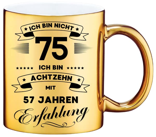 Rolig muggpresent till en 75-årsdag