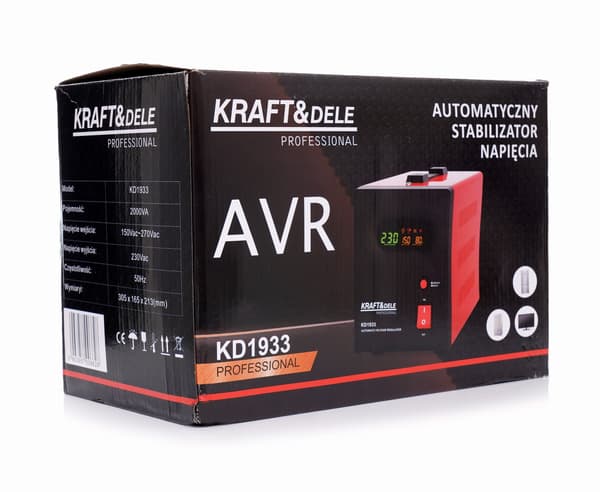 2000VA automatisk spänningsstabilisator | Kraft&Dele