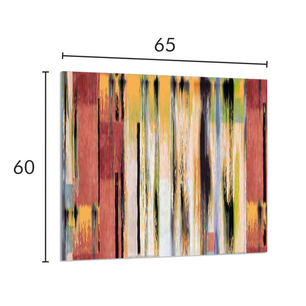 KEITTIÖN LASIPANEELI 65x60 Värikäs