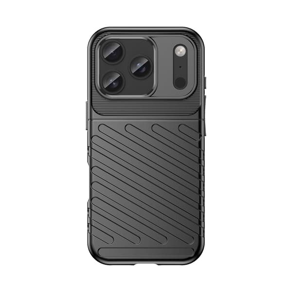 Baksidaskal till iPhone 17 Pro Max Thunder Case – svart