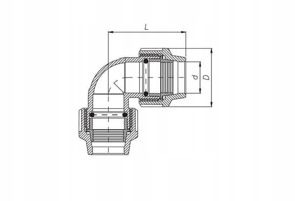PE-SVETSBÅGE 32X32 MM VATTEN PN16