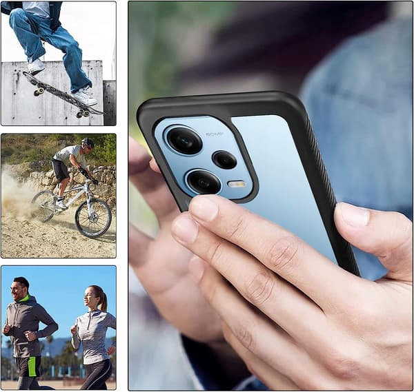 360° EXO ARMOR ETUI TIL XIAOMI REDMI NOTE 12 PRO / POCO X5 PRO