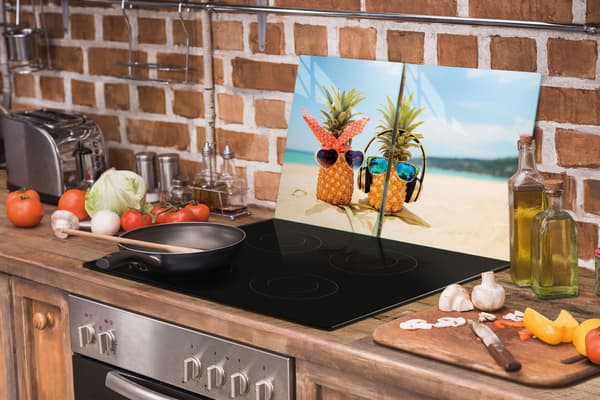GLASBESKYTTELSESPLADE 75x52 ANANAS