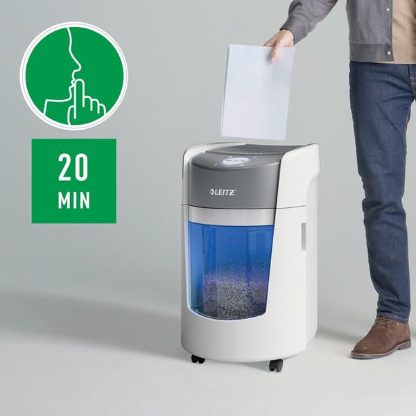 Leitz IQ Optimax 350 makulator, P5, 8 ark, 22 l