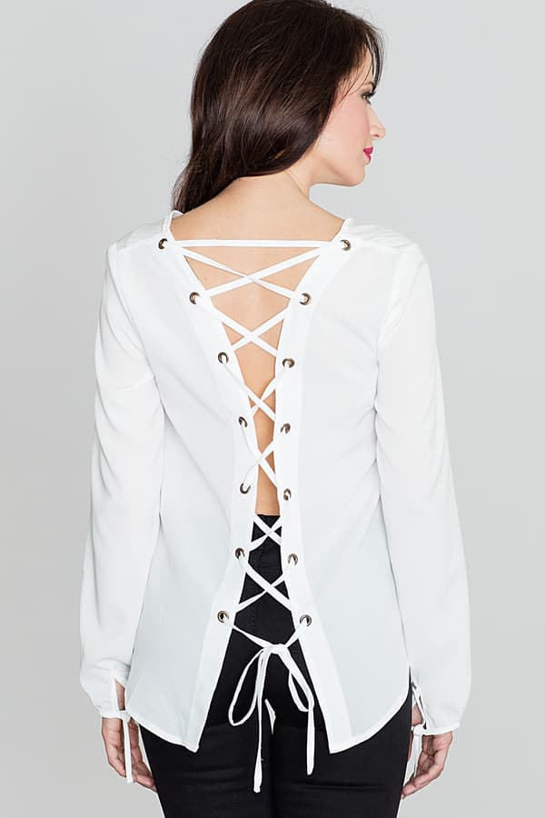 Blus K385 Ecru L