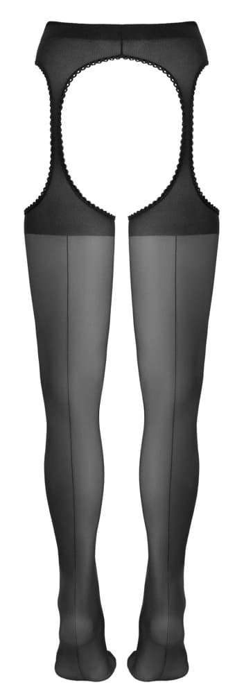 Cottelli LEGWEAR Sorte Strømper med Fin Blonde 5