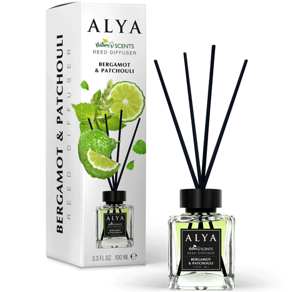 Alya Bergamott & Patchouli Doftpinnar 100ml