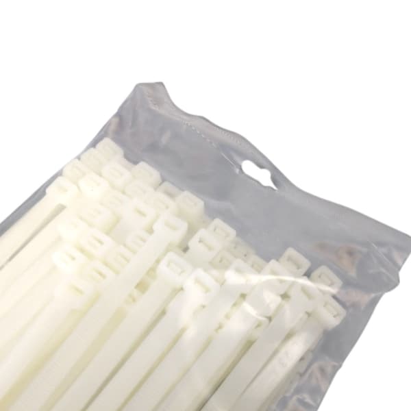 Buntbandstejp 8,5x550mm - 100st vit