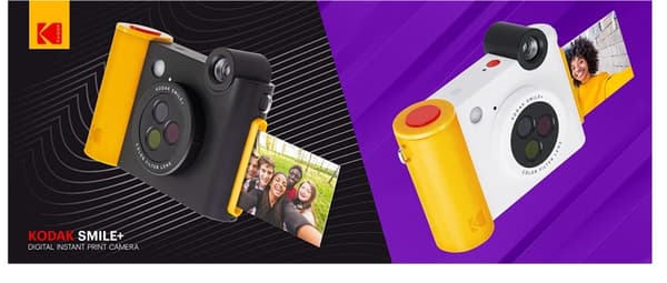 Kodak SMILE+ Instant Print-kamera, 2x3'', Sort