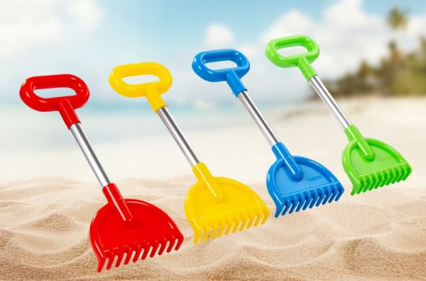 SANDRIVE metalskaft STOR 35 cm STRANDRIVE