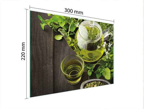SKÄRBRÄDA I GLAS 30x22 DRYCK
