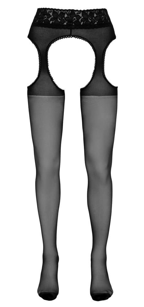 Cottelli LEGWEAR Spetsstrumpor med utskärning 5