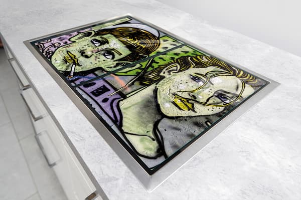 GLASSKYDDSPLATTA FÖR KÖK 2x35x52 BARN