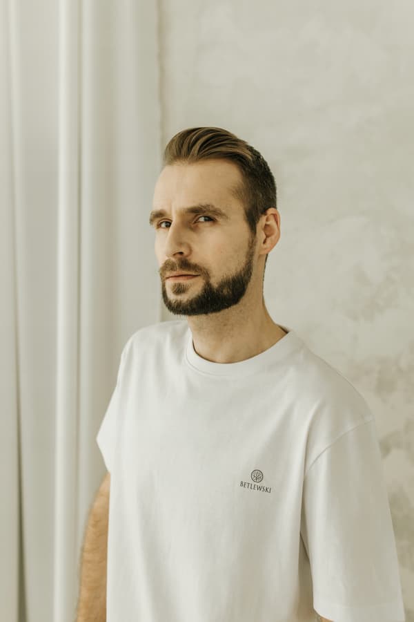 BMTS-01 M VIT Bomull Herr T-shirt ETHAN