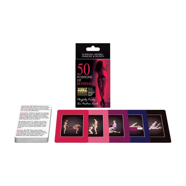 Kheper-spel Spelkort 50 Bondagepositioner