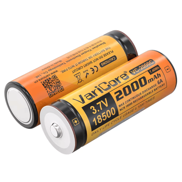 Batteri celle VariCore VC-2000C Plus 18500 Li-ion 3.7V 2000mAh
