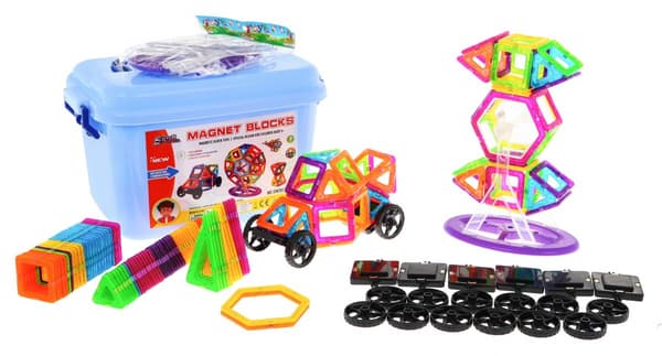 Giga set med magnetiska block 248 delar